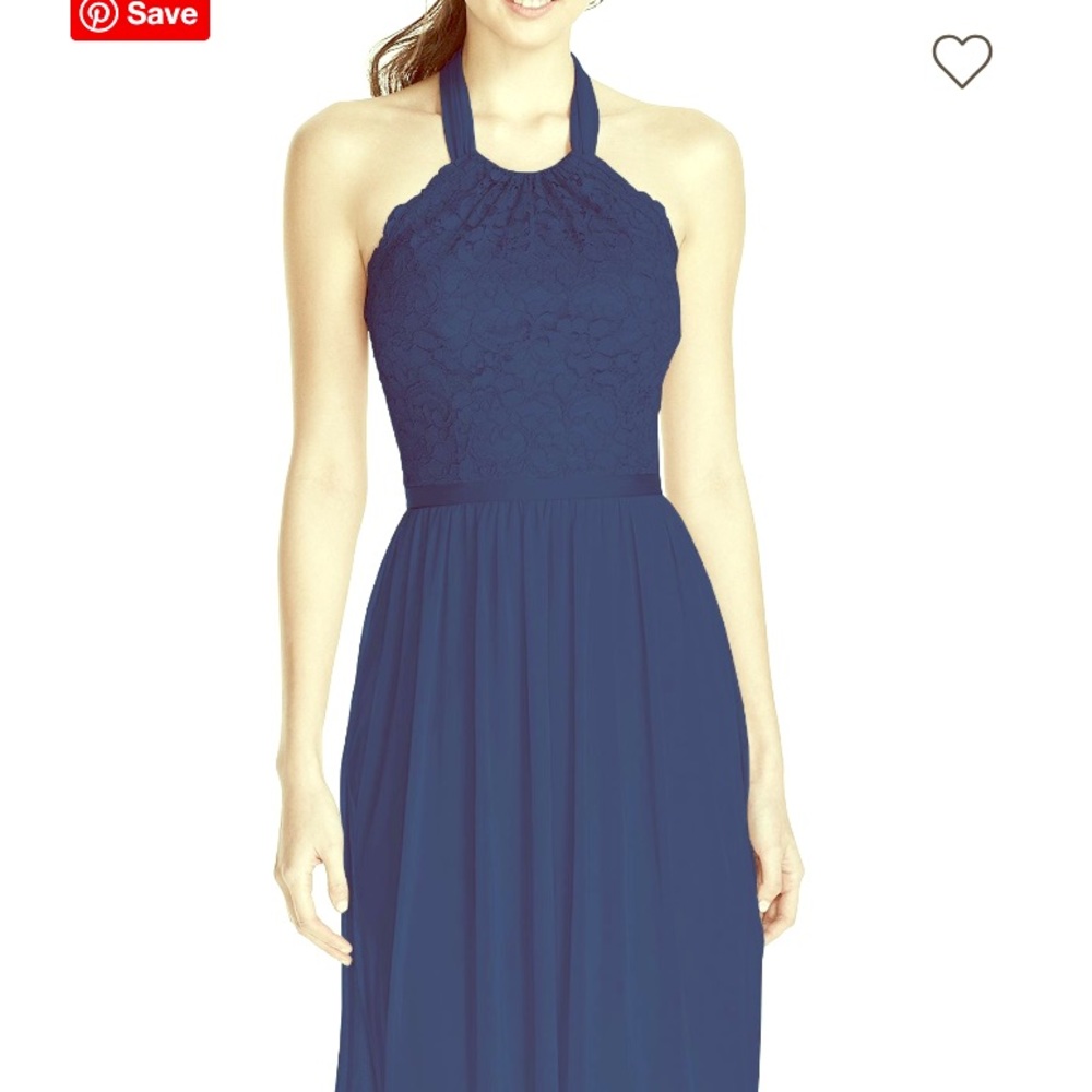 Short Lace Mesh Dress with Halter Neckline